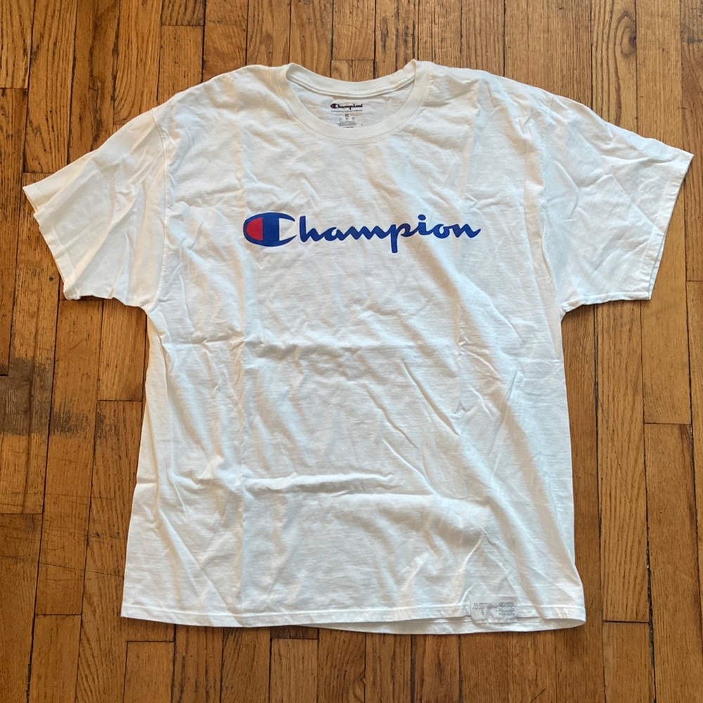 Champion white t shirt